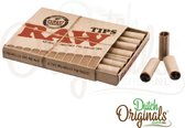 RAW Filter tips Pre-rolled voor lange vloei - vloeipapier - rolling papers (smoking) - 10 stuks