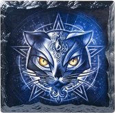 Alchemy Onderzetter Sacred Cat Zwart