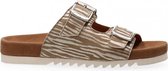 Maruti  - Bellona Slippers - Zebra Beige Silver - 41