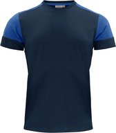 Printer Prime T-Shirt Heren Marine/Kobalt  - Maat L