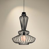 D-Lightz Hanglamp - Sfeerlamp - Lamp - Sfeerverlichting - Verlichting - Metaal Zwart |K5035H60B|