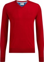 Van Gils - Effen pullover Basico V-neck van merinowol Heren