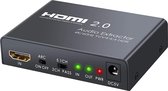 NÖRDIC SGM-174 HDMI naar HDMI 2.0 met audio converter - 4K 60Hz - Zwart