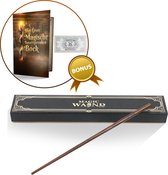 Toverstaf - Geschikt voor James Potter kostuum - Magic Wand - Met Treinkaartje - Inclusief Toverspreuken E-book