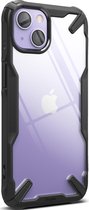 Ringke Fusion X Apple iPhone 13 Hoesje Back Cover Transparant Zwart