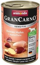 Grancarno Sensitive Puur Kip + Aardappelen 400gr per 3 dozen