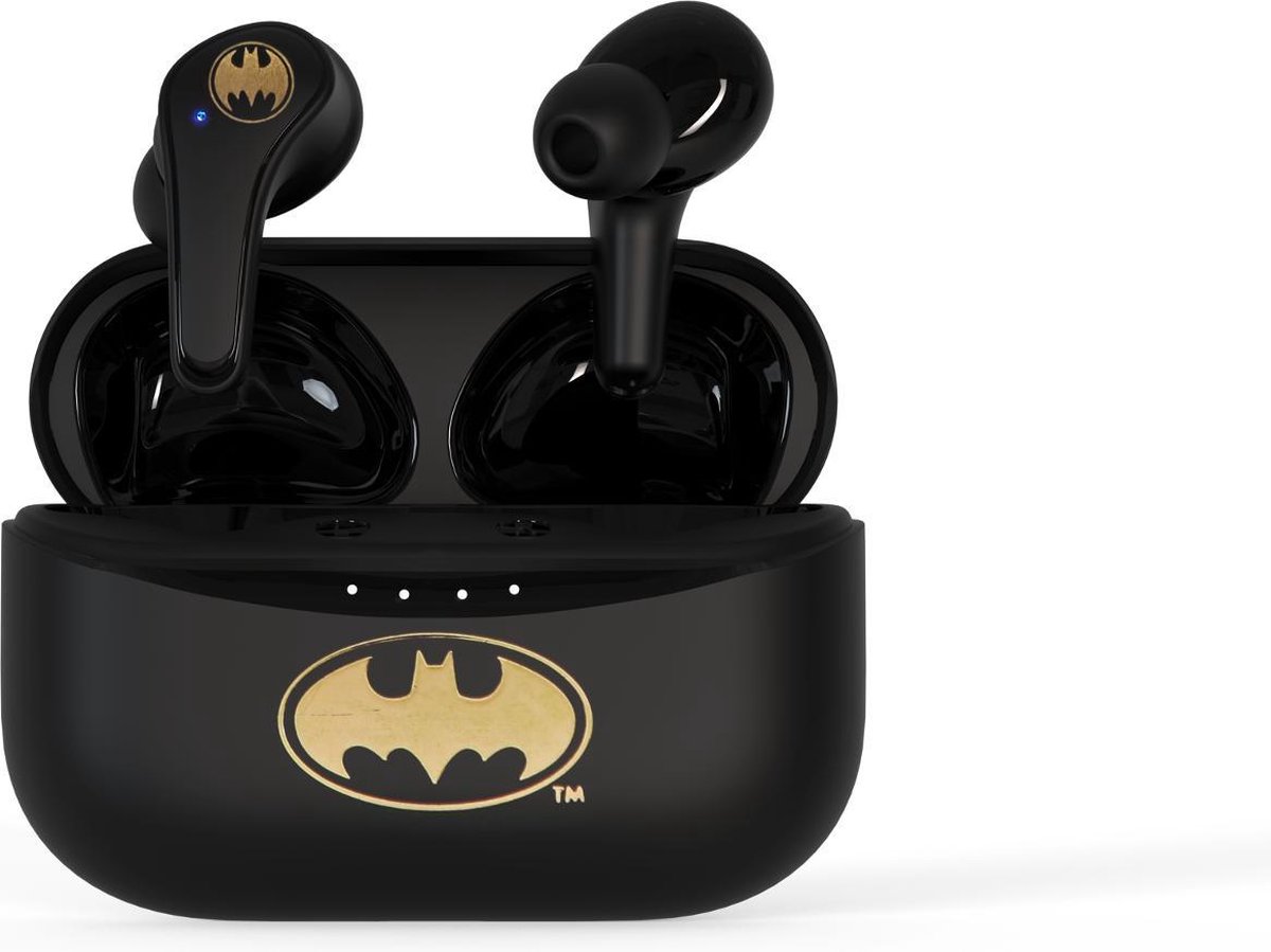 Batman - TWS earpods - oplaadcase - touch control - extra eartips (bluetooth oordopjes)