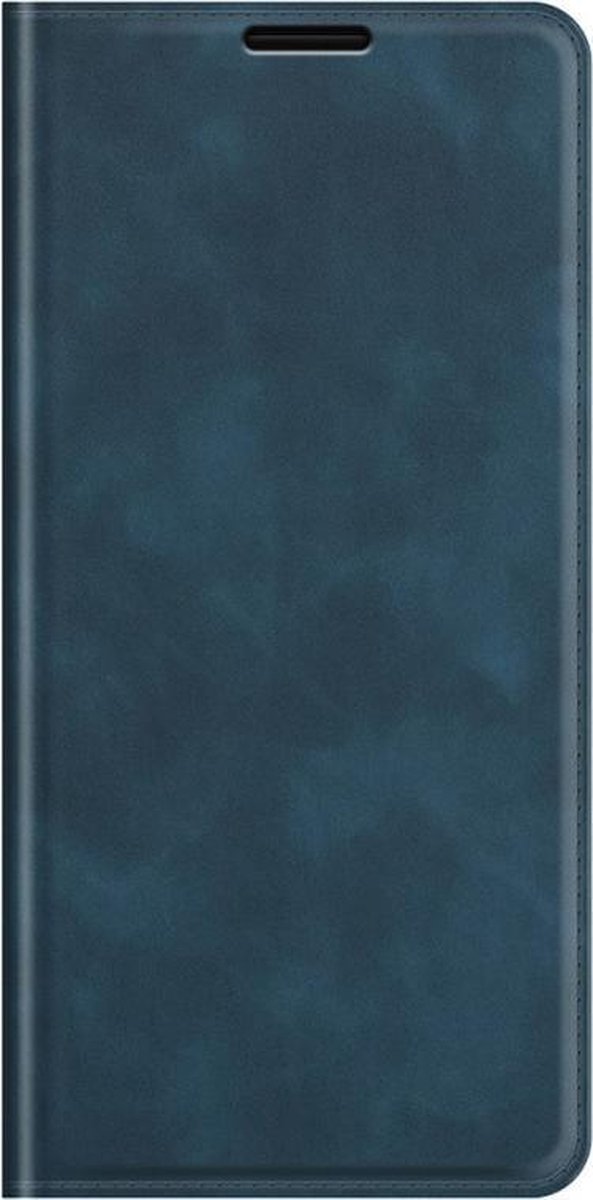 Casecentive Magnetisch Leren Wallet case - hoesje - wallet - iPhone 13 - blauw