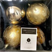 4 Goude Christmas decoration - Christmas balls