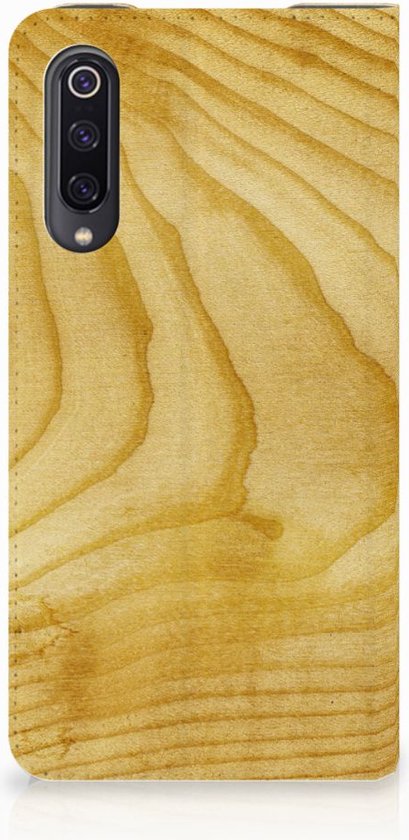 Étui Portefeuille Xiaomi Mi 9 Book Light Wood