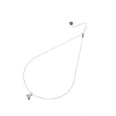 Go Dutch label ketting Zwaan N9828-1 Zilver