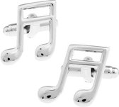 Boutons de manchette Treasure Trove® Music Notes - Homme - Argenté