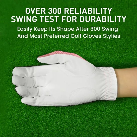 Nivard Golfhandschoenen - Golf Accessoires - Handschoen AntiSlip - Dames - Rechts - Maat L van Nivard — afbeelding 4