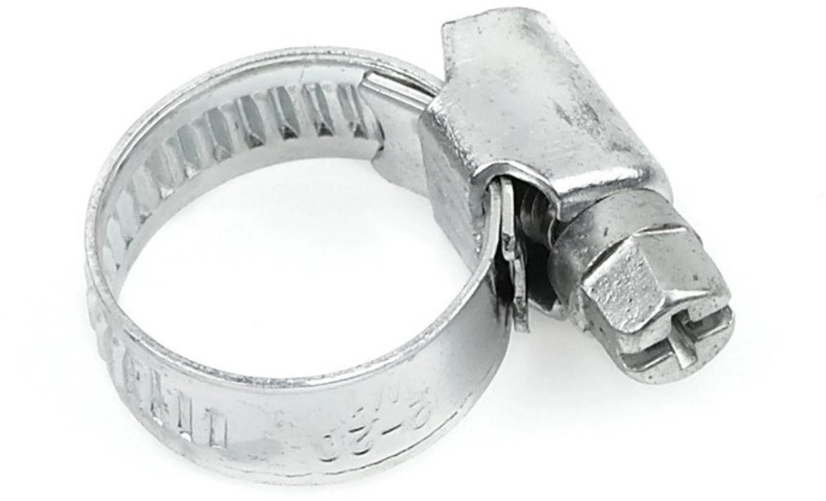GEKO Slangklem - Verzinkt Staal - 10-16mm - 9mm Breed - Set van 50 Stuks