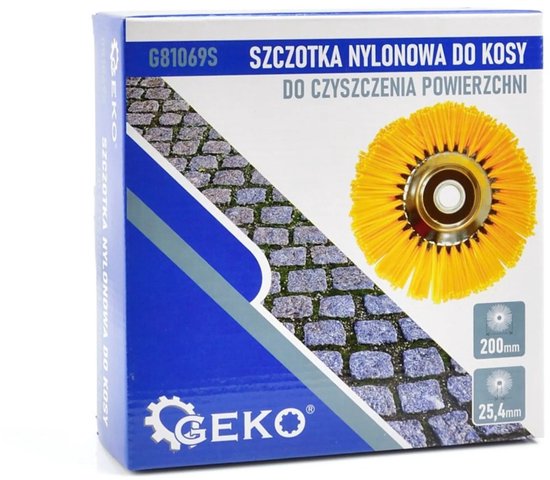 GEKO Nylon borstel voor bosmaaier - 200 mm - Beschermt oppervlakken - Lichtgewicht van Geko — afbeelding 2