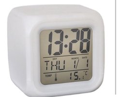 Wekker voor Kinderen - Wekker Kind Digitaal - Veranderd van Kleur - Kinderwekker - Alarmklok - Wit - 7 Verschillende D - Digitale Wekker - Wekker Kinderen - Clock - Alarm Clock - Klok - Kinder Klok