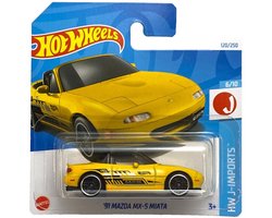 HOT WHEELS '91 MAZDA MX-5 MIATA 120/250 1:64 HW J-IMPORTS 6/10 SHORT CARD