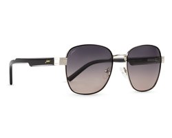 Jackie L Angers ZO-0274B zilver-zwart – grijs dégradé polarised TAC – UV400