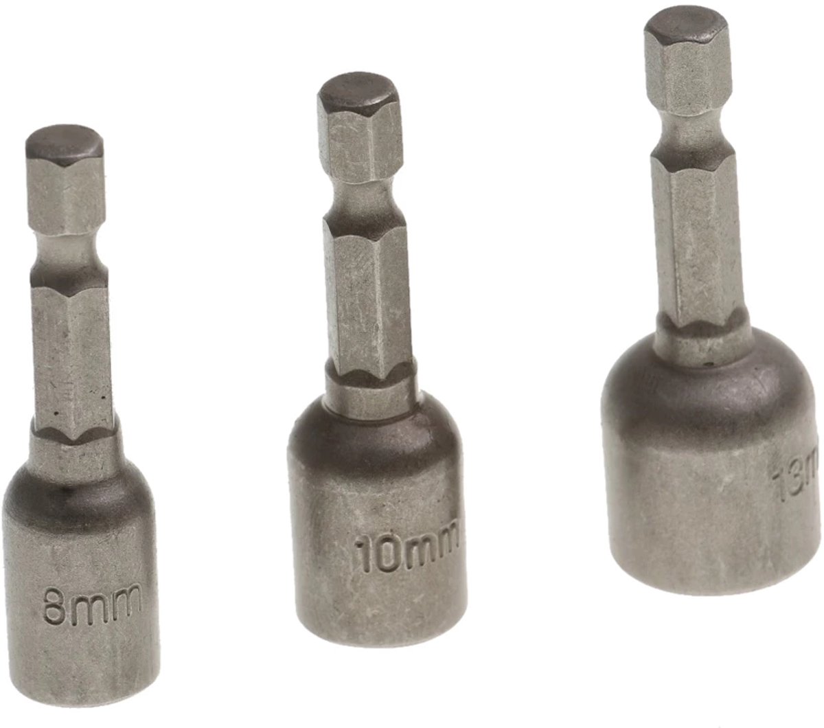 Dopsleutelbit-Set-Magnetisch-8MM-10MM-13MM-1/4''-Voor-Op-Accutol-TBV-M5-M6-M8-Doppenset-Dopsleutelbitset