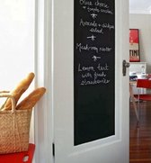 *** KrijtbordSticker - Schoolbord-Sticker -KinderKrijtsticker - Kalkbord - Rol met krijtbord - Cadeau - Schoolbord - 200/45CM van Heble® ***