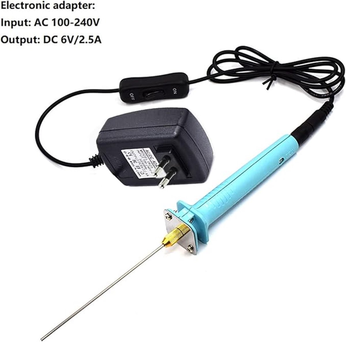 Electric Hot Wire Cutter, 30 W, 25 cm, Electric Styrofoam Cutting Tool, Foam Cutting Pen, Electric Wire Cutter, Foam Polystyrene Hot Cutting, 110-240 V (EU Plug