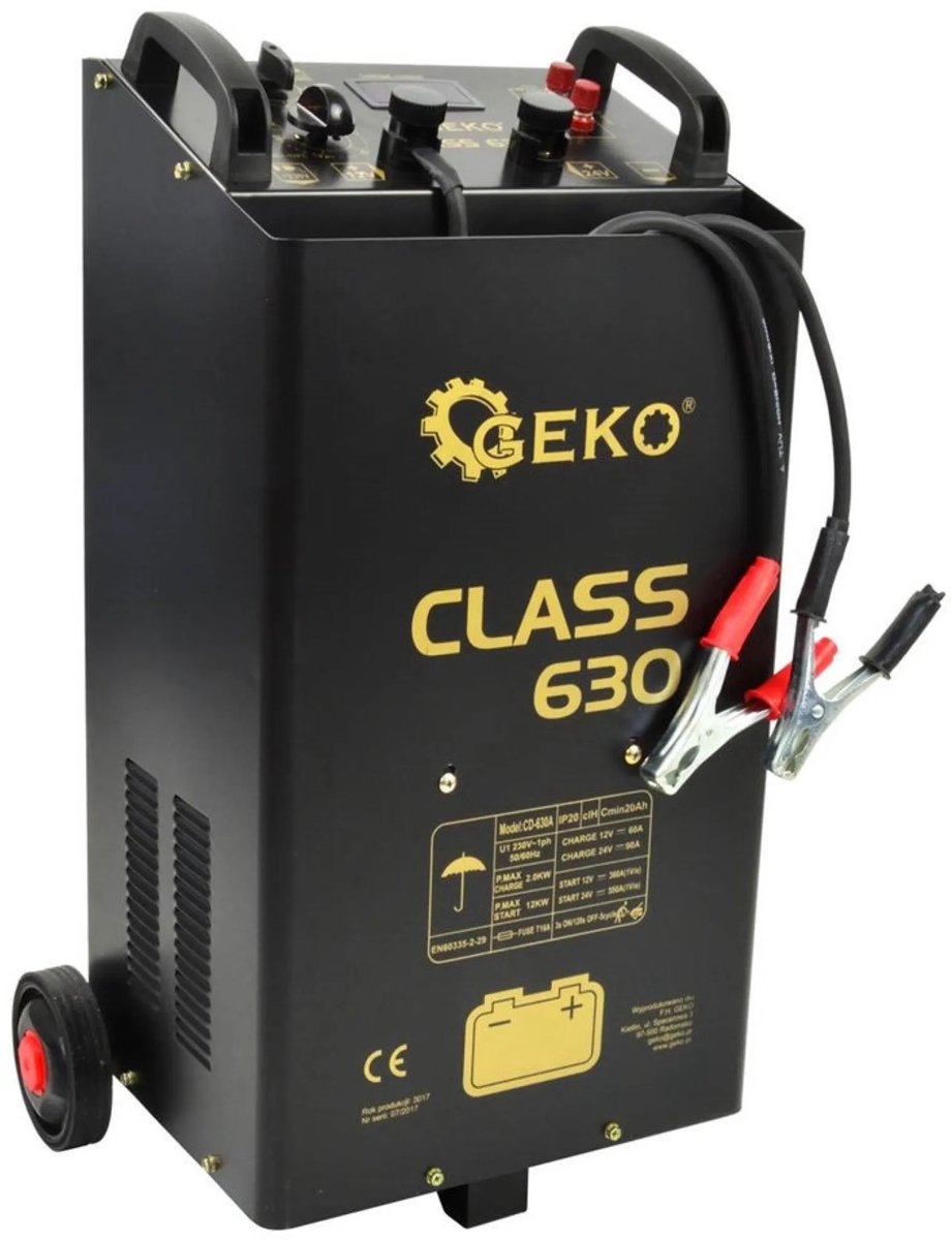 GEKO Acculader - Hoog Vermogen - 12/24 V - Geschikt voor 20-1550 Ah