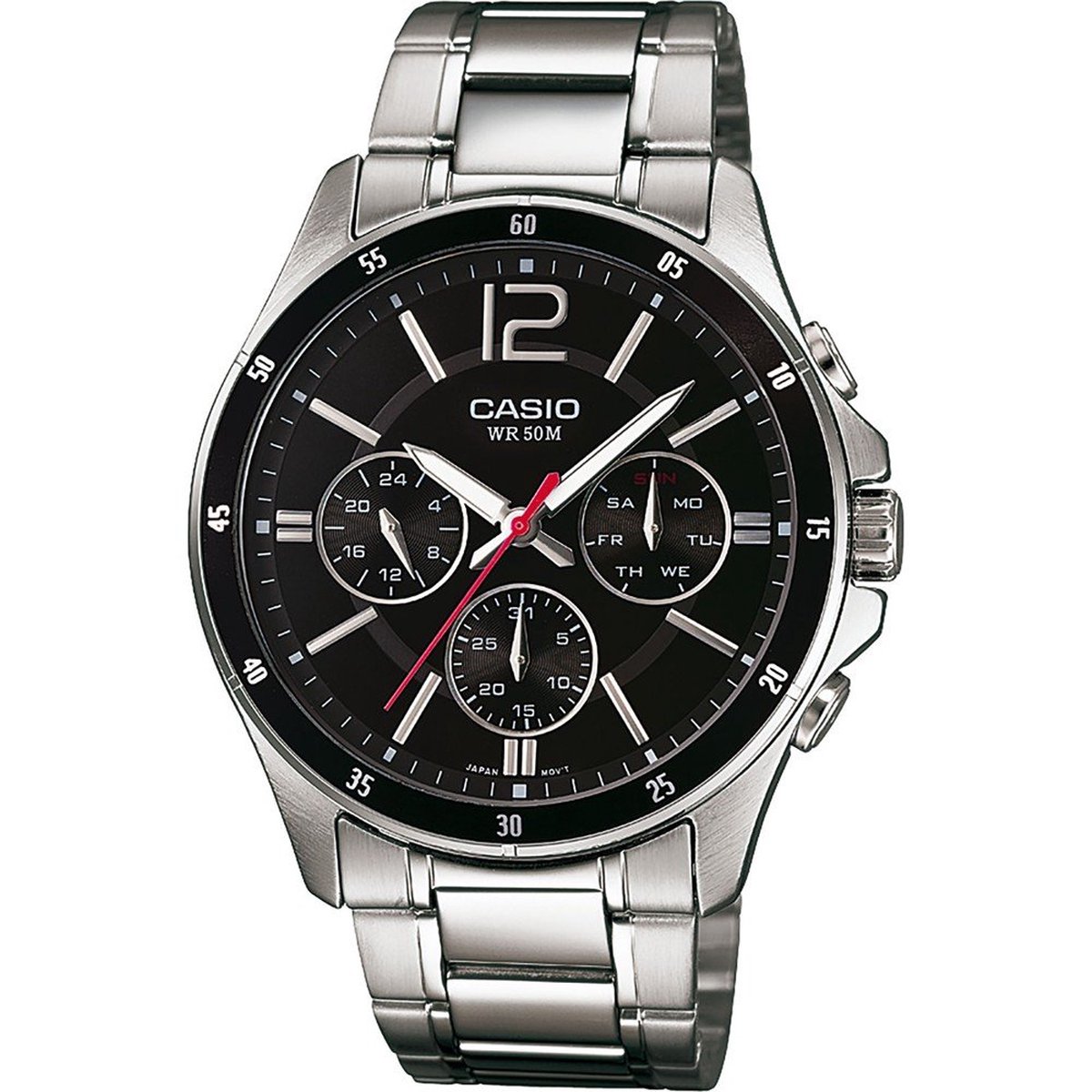 Casio Casio Collection MTP-1374PD-1AVEF Horloge - Staal - Zilverkleurig - Ø 43 mm