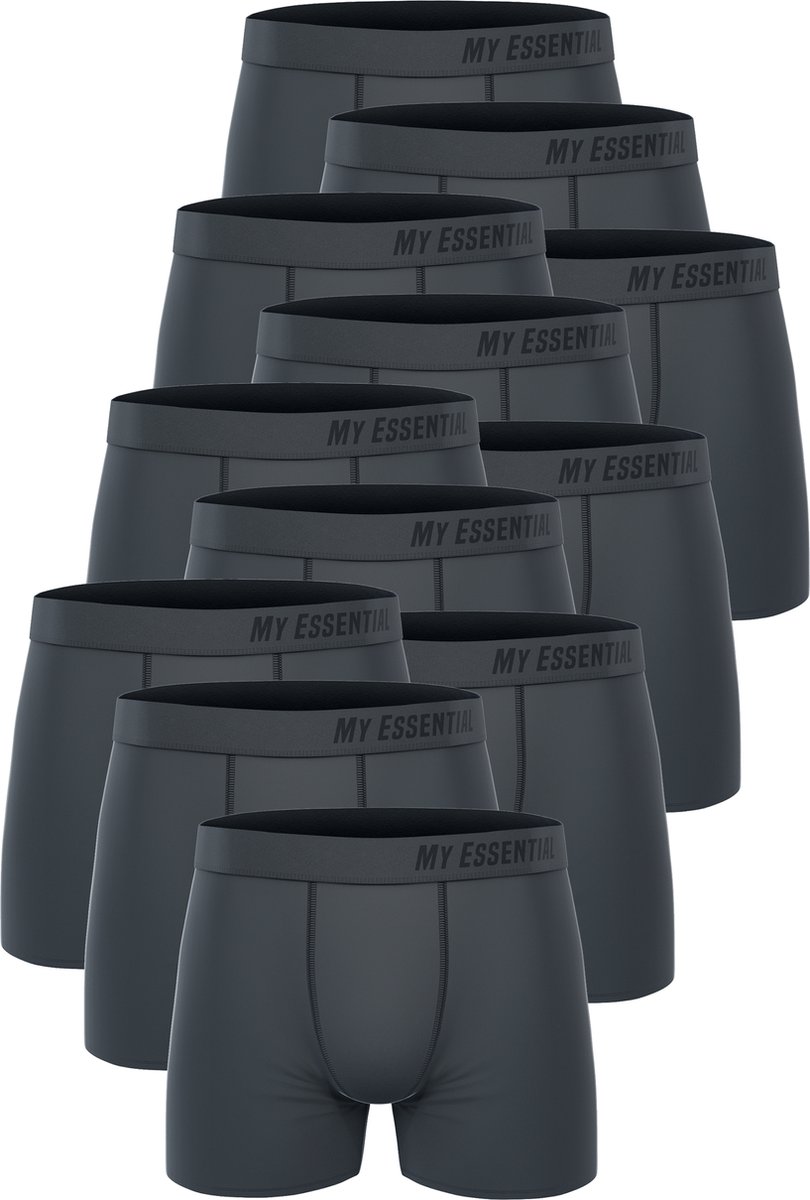 BOXERS 12 PACK My Essential Clothing Basic Boxershorts Katoen Biologische herenshorts Ondergoed MYE1BCX3