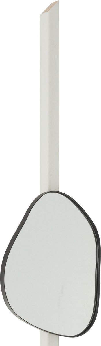 J-Line spiegel Extrema - ijzer/glas - zwart - small - 41 x 29 cm