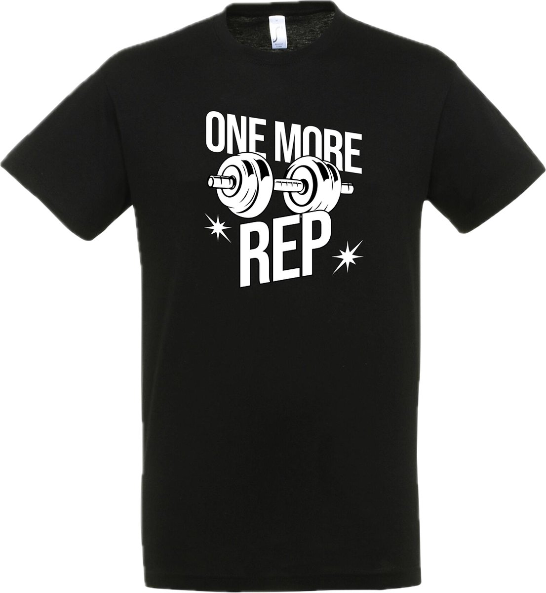One More Rep - Maat XXL - T-shirt - Gym t-shirt- Sportshirt - Sportshirt heren - Sportshirt dames - Uniseks - Sport kleding - TrainingsDoelen - Training - Fitness - Workout