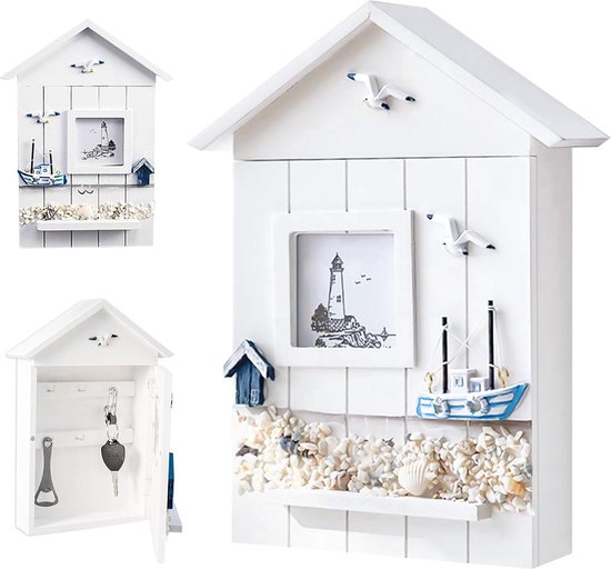 DEQORI Sleutelkast wit | 30x30 cm | Motief traliewerk met zilveren staart | Glas & metaal sleutelbox | Sleutelkast met 50 haken 2 magneten | Modern design box magnetisch & beschrijfbaar DEQORI Sleutelkast wit | 30x30 cm | Motief traliewerk met zilveren staart | Glas & metaal sleutelbox | Sleutelkast met 50 haken 2 magneten | Modern design box magnetisch & beschrijfbaar
