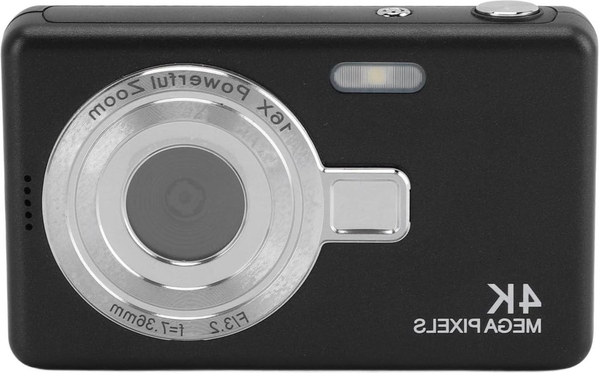 12MP 1080P Compacte Digitale Camera voor Kinderen Studenten Tieners met 16x Zoomautofocus