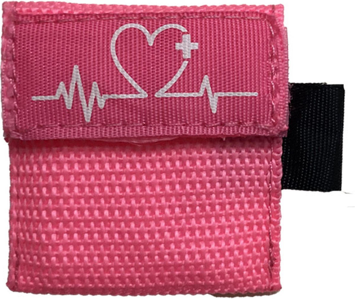 Kiss of life - Ademhalingsmasker - Beademingsmasker - Gezichtsbeschermer - Sleutelhanger - Roze - 1 stuk