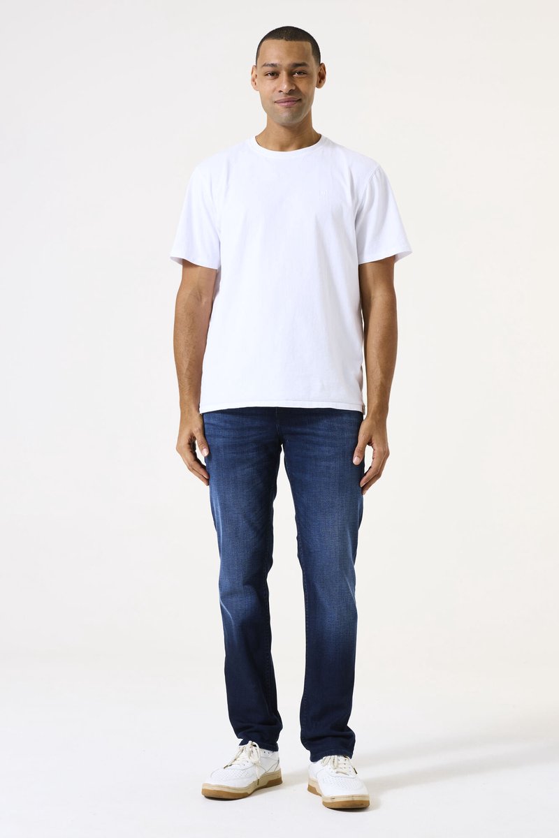 GARCIA Rocko Heren Straight Fit Jeans Blauw