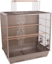 Bol.com Flamingo Parkietenkooi Ibis – Taupe 78 × 48 × 815 cm | Duurzaam Praktisch & Stijlvol! aanbieding