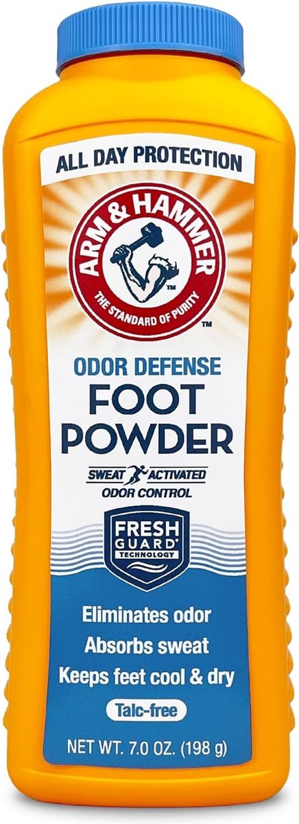 Arm & Hammer Talcvrij Voetpoeder – Tegen Zweetvoeten – Geur & Vochtbeheersing