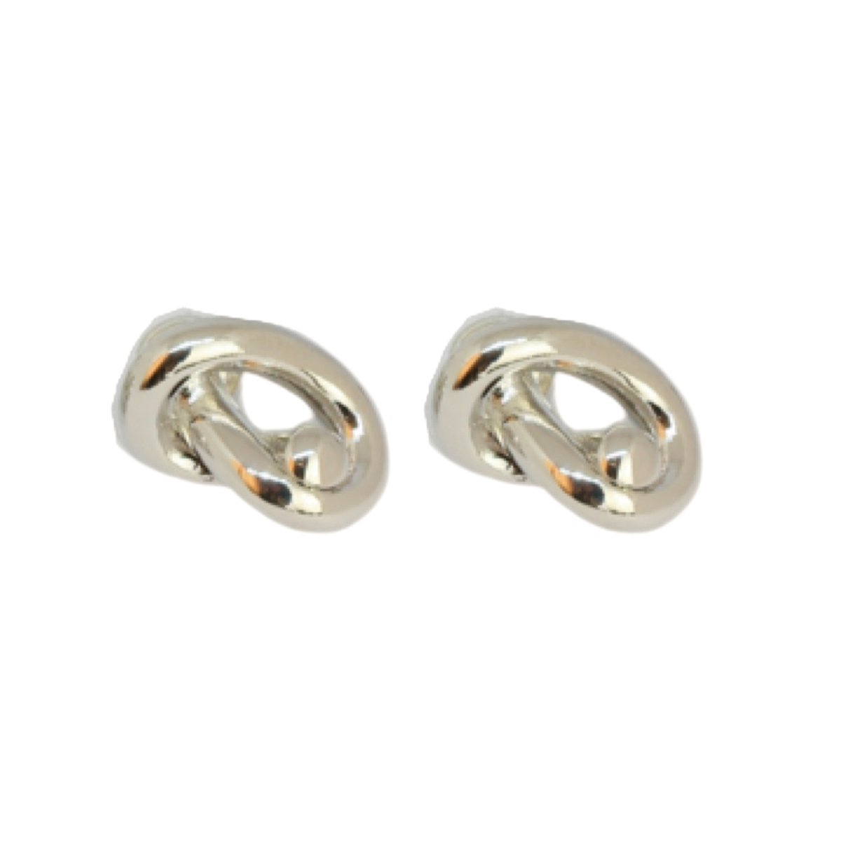 Silver Knot Earrings