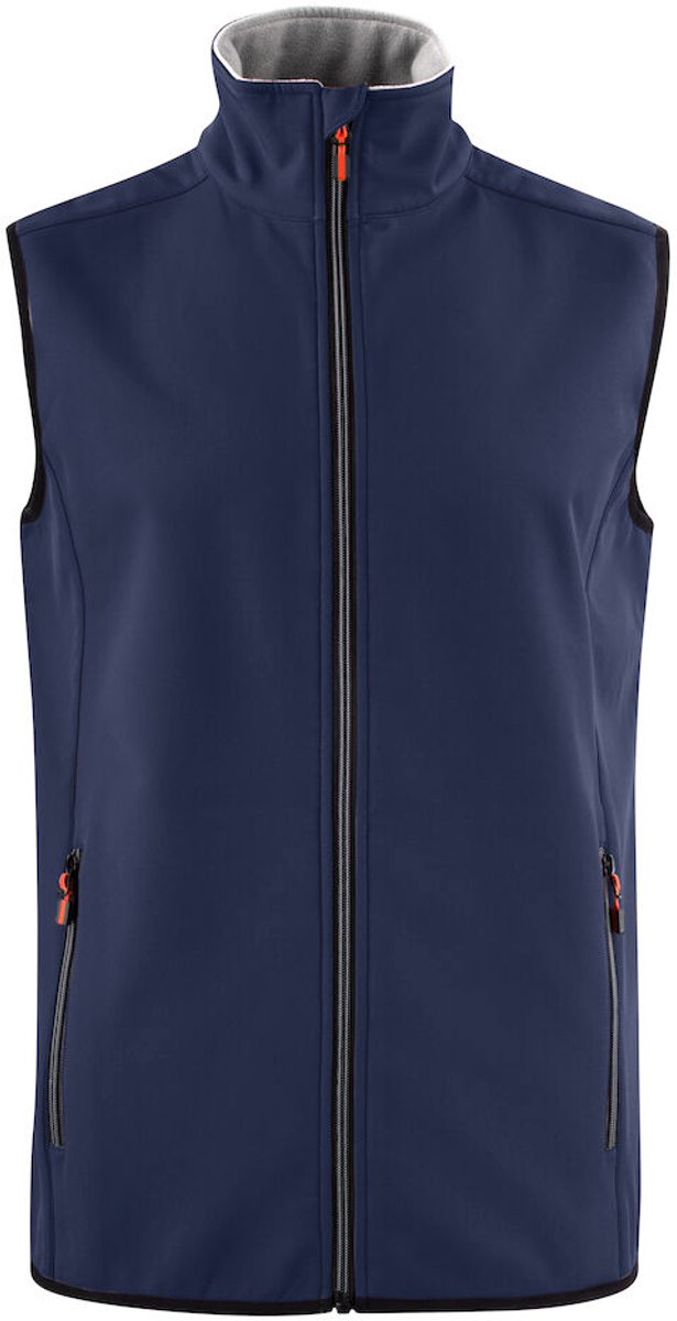 Printer Softshell Bodywarmer Vest Trial Man 2261059 Marine 3XL Blauw