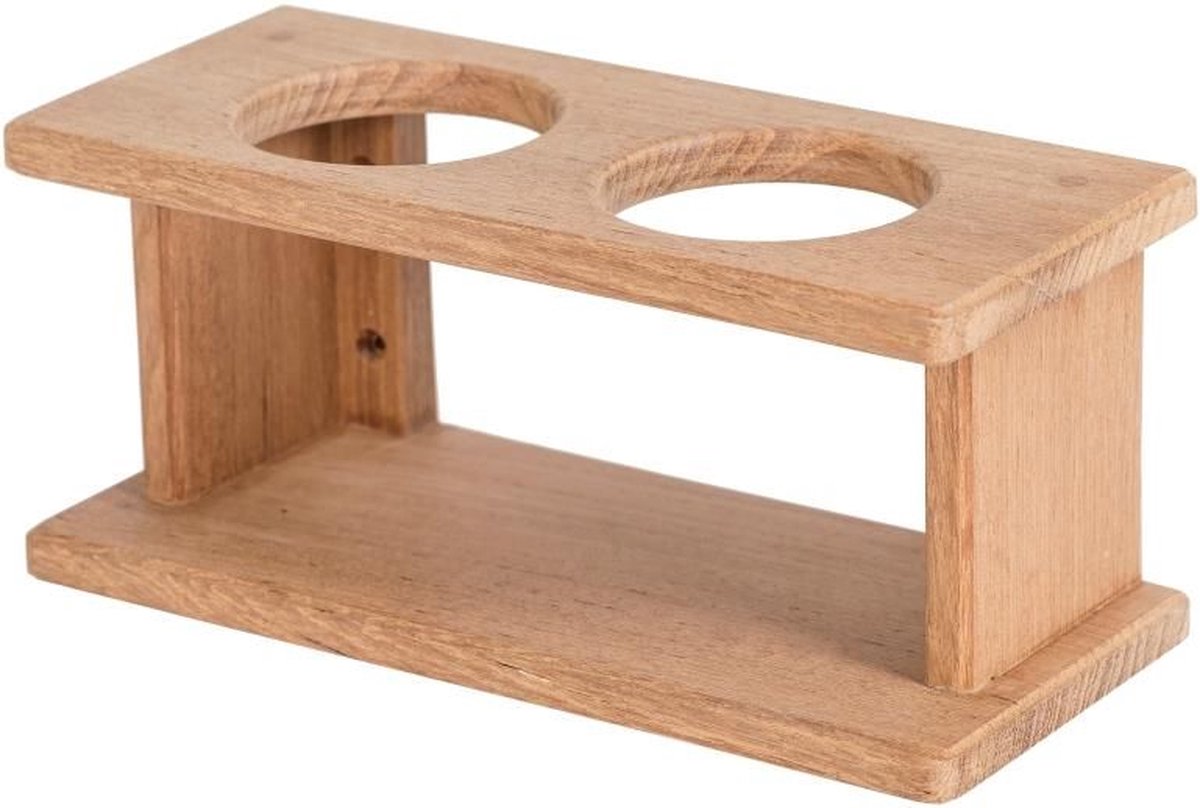 ARC Marine teak Glazenrek voor 2 long drink Glazen
