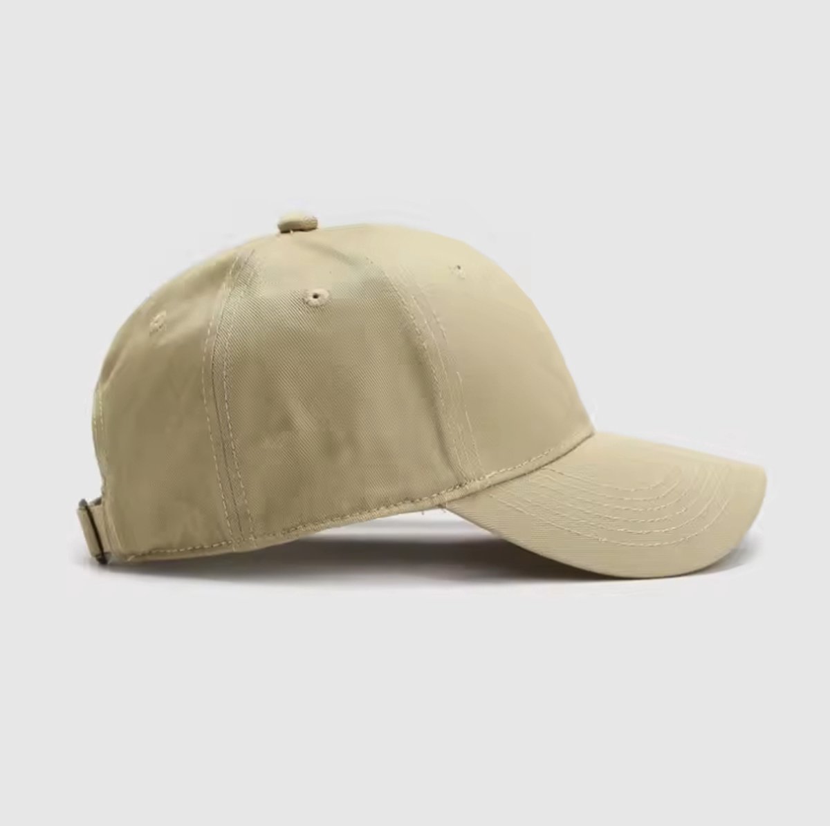 CHPN - Cap - Pet - Baseball pet - Hoofddeksel - Khaki - Rode pet - Universeel - Zonnewering