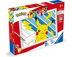 Ravensburger - CreArt Pikachu - Schilderen op Nummer - Vanaf 7 jaar