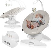 Lionelo Iris - Balançoire bébé Premium - Rotative à 360° - 0 à 9kg - Réglage en 3 étapes