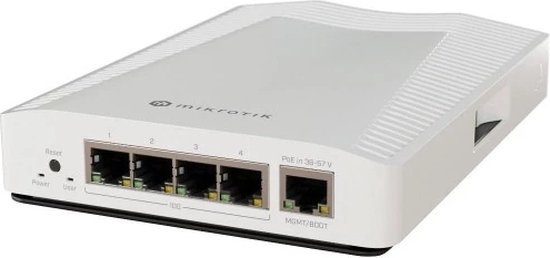 Mikrotik CRS304-4XG-IN netwerk-switch 10G Ethernet (100/1000/10000) Power over Ethernet (PoE) Wit