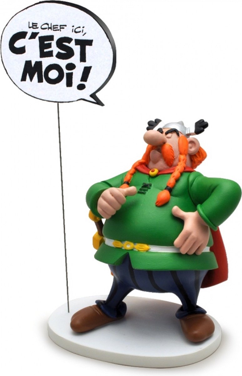 Vitalstatistix Figuur met tekstballon - Asterix en Obelix - 15 cm