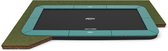 BERG SPORTS Flatground Champion Trampoline - 330 cm - Rechthoekig - AirFlow Pro Springdoek - TwinSpring - Groen