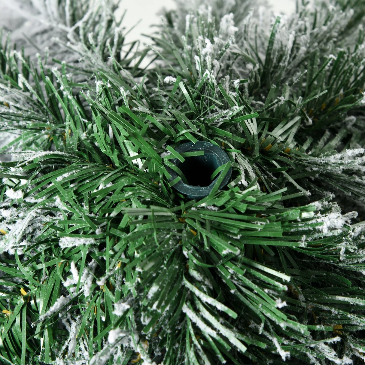 Kunst Kerstboom - Smal Model Kerst Boom - Doorsnede 74CM - 180CM Hoog - Met Sneeuw - Opvouwbaar - 3 Delen - – foto 2