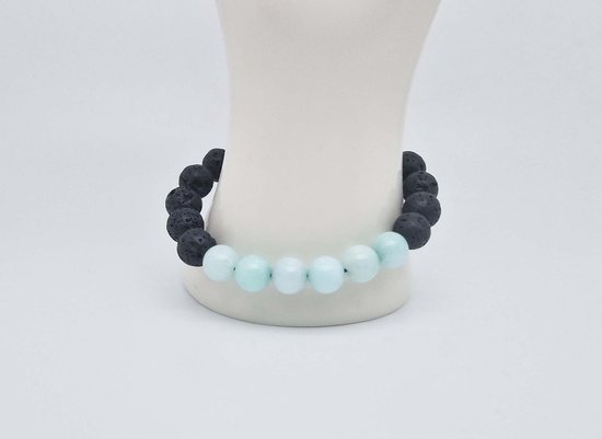 Yvelise Armband gekke agaat - AAA natuurstenen - lithotherapie kralen Yvelise Armband gekke agaat - AAA natuurstenen - lithotherapie kralen