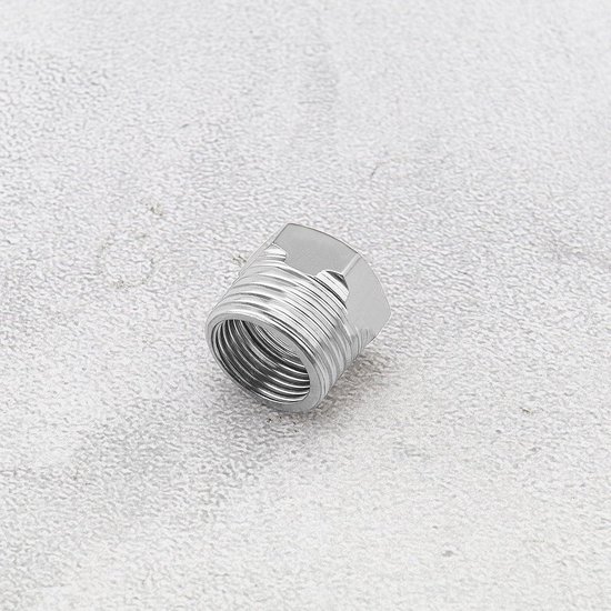 Bwintech 2 stuks 1/2 Vrouwelijke naar 3/4 Vrouwelijke BSP Draad Roestvrij Staal 304 Hex Hex Bushing Reducing Connector voor Pipe Connecting Conversion