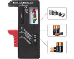 Actie4you® - Batterijtester met Accu Indicator - Batterijtester - Batterijtester voor alle Batterijen - Batterijtester Analoog