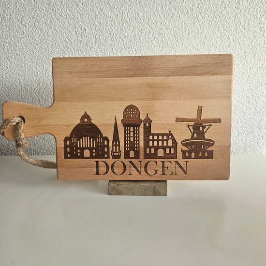 Planche à boissons en bois de hêtre skyline Dongen 20 cm